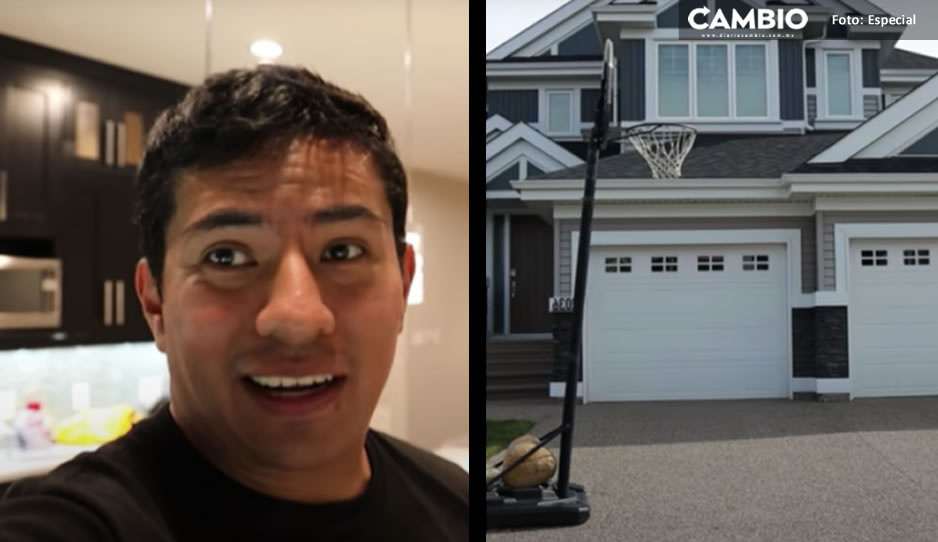 Albañil mexicano presume lujosa casa en Canadá y se hace viral en redes (VIDEO)