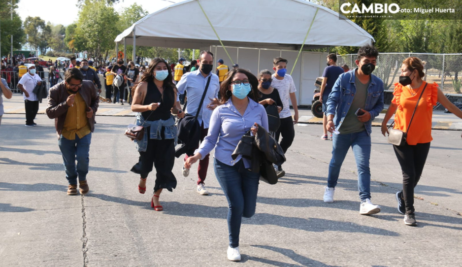 ¡Todo sea por Marc Anthony! Poblanos entran corriendo a la Feria de Puebla para verlo de cerca (VIDEO)