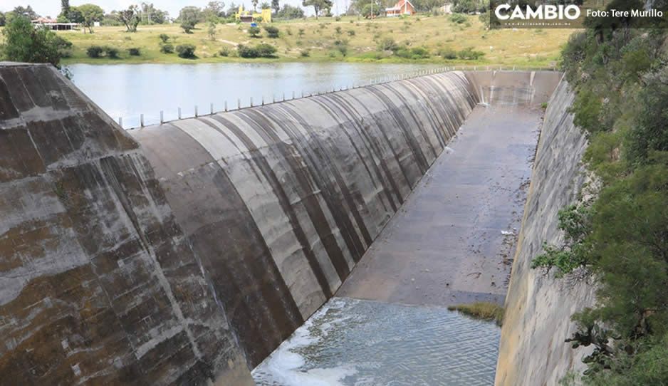 Presa de Valsequillo al 100 % de su capacidad pero sin riesgo para comunidades aledañas