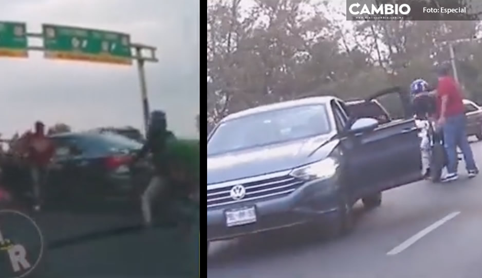 VIDEO: Conductor se baja de su auto para darle tremenda cachetada a repartidor de Uber Eats