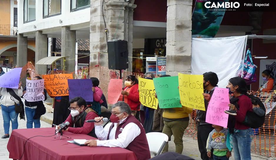 Militantes de Morena amagan con marchas ante imposición de Liliana Luna en Huauchinango