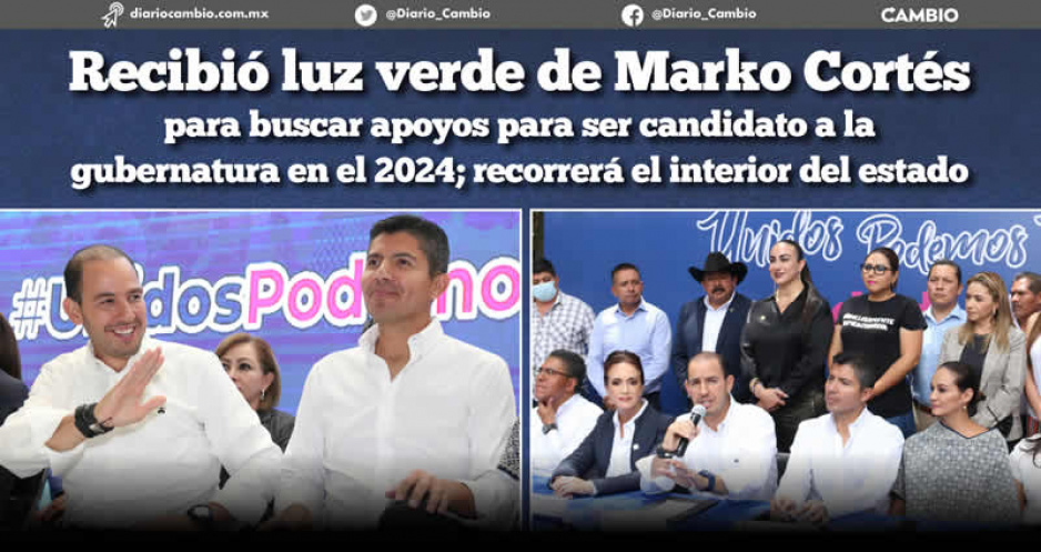 Lalo arrancará campaña por todo Puebla con miras al 2024 con aval de Marko Cortés (FOTOS Y VIDEOS)