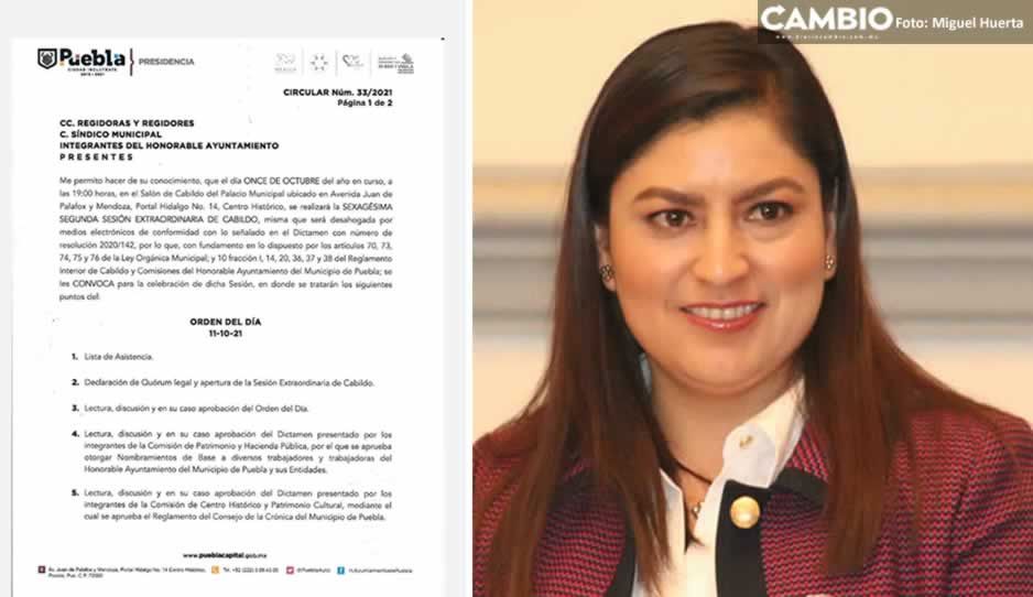 Claudia busca que Cabildo apruebe hoy las 100 bases; 66 para sus allegados y familiares