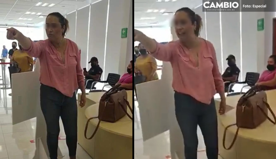 ¡Ya no vean tanta narcoserie! Así amenaza #LadyDEA a personal de Santander (VIDEO)