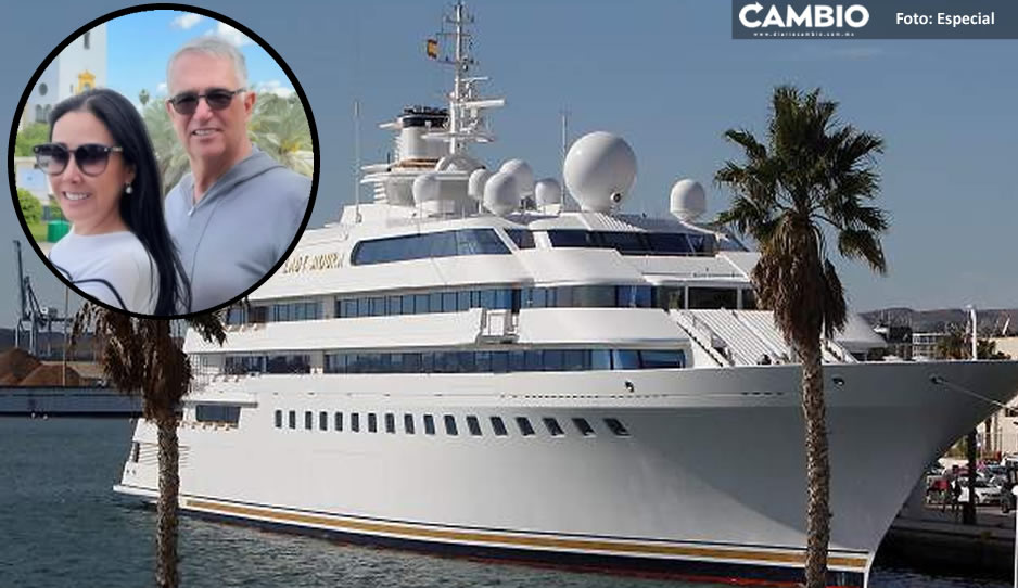 ¡Puro lujo! El Tío Richi viaja junto a su familia y amigos a España en su yate de 125 millones de euros