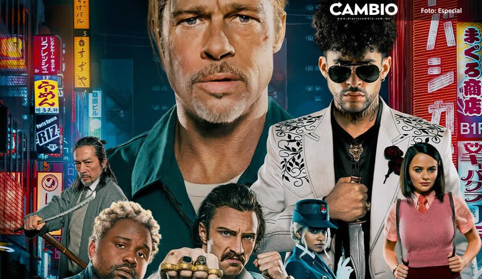 Brad Pitt y Bad Bunny rompen record de taquilla con la película ‘Tren Bala’
