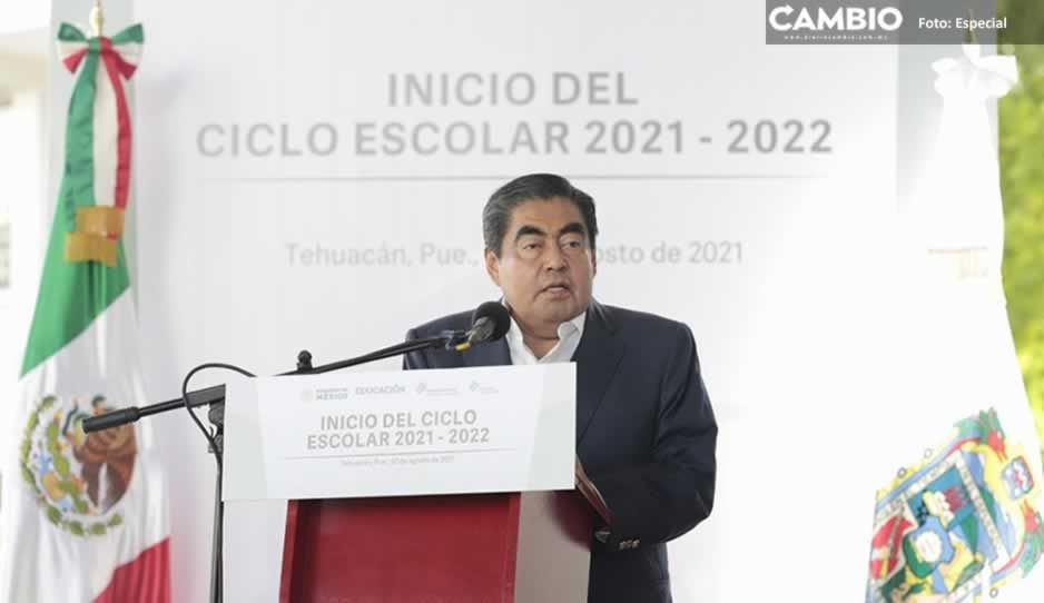 Barbosa da arranque al ciclo escolar 2021-2022 en Tehuacán (VIDEO)