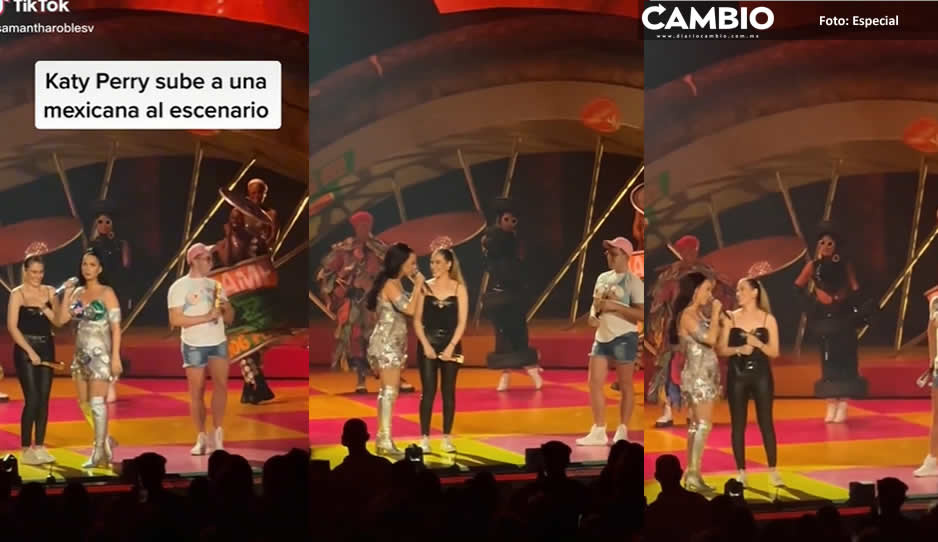 Katy Perry enloquece con mexicana en Las Vegas: mi preciosa (VIDEO)