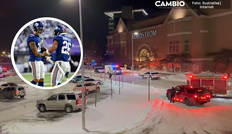 Jugadores de New York Giants presenciaron un tiroteo en centro comercial de Minnesota