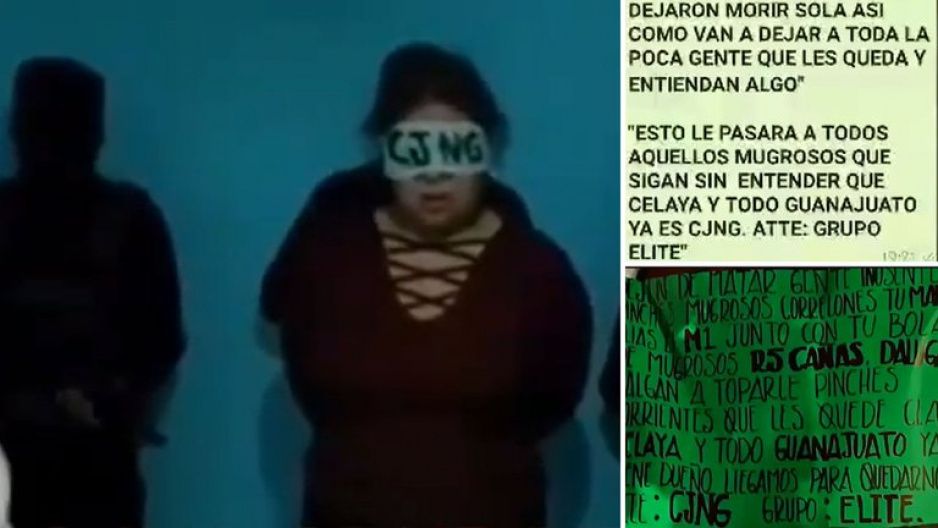 CJNG tortura y descuartiza a sicaria del Cártel de Santa Rosa de Lima (VIDEO)