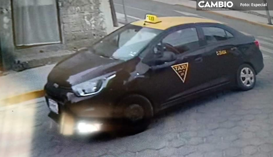 Comando armado a bordo de un taxi intercepta y roba coche en la colonia Paraíso (VIDEO