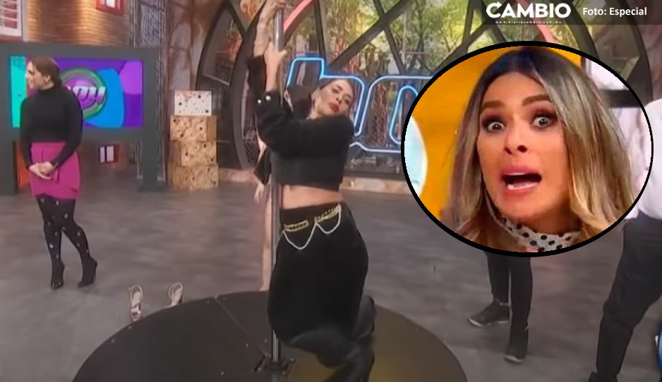 Galilea Montijo afirma que le “salió lo teibolera” tras pedir que le enseñaran a perrear en el piso (VIDEO)