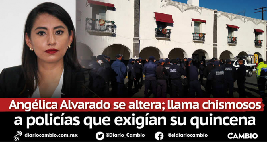 Angélica Alvarado se pone pelada y llama chismosos a los policías que se manifestaron por falta de pago (VIDEO)