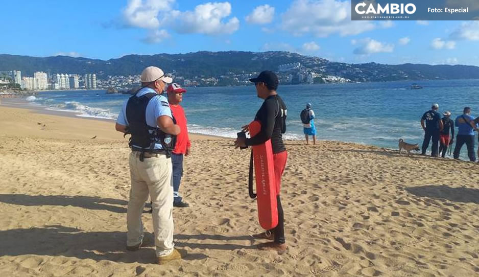 Futbolista de Cruz Azul desaparece tras meterse al mar en playa Condesa, Acapulco