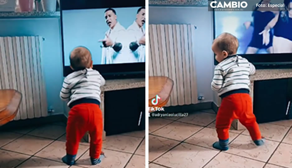 ¡Trae flow! Bebé conquista las redes al bailar al ritmo de Daddy Yankee (VIDEO)