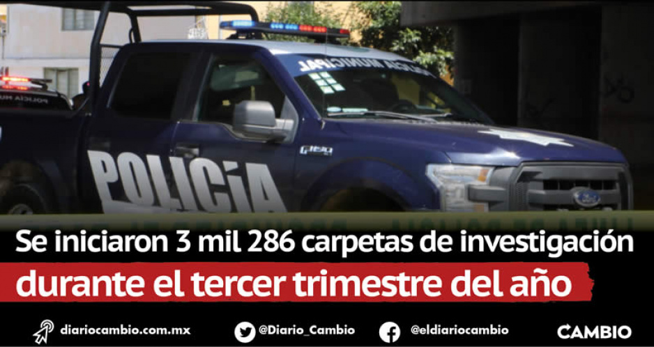 Tehuacán, San Martín y Puebla concentran más de la mitad de los robos de todo el estado