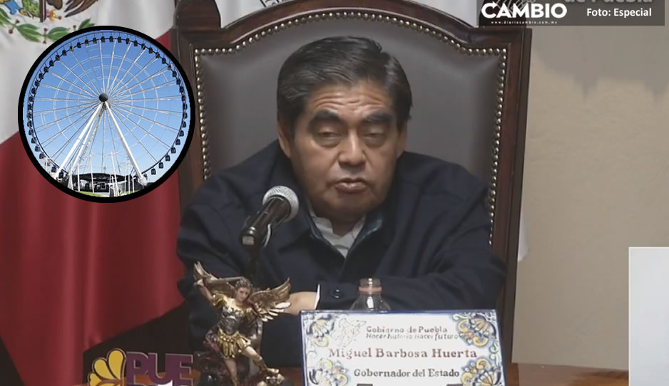 Sigue en pie concesionar la Estrella de Puebla, es muy costosa: Barbosa (VIDEO)