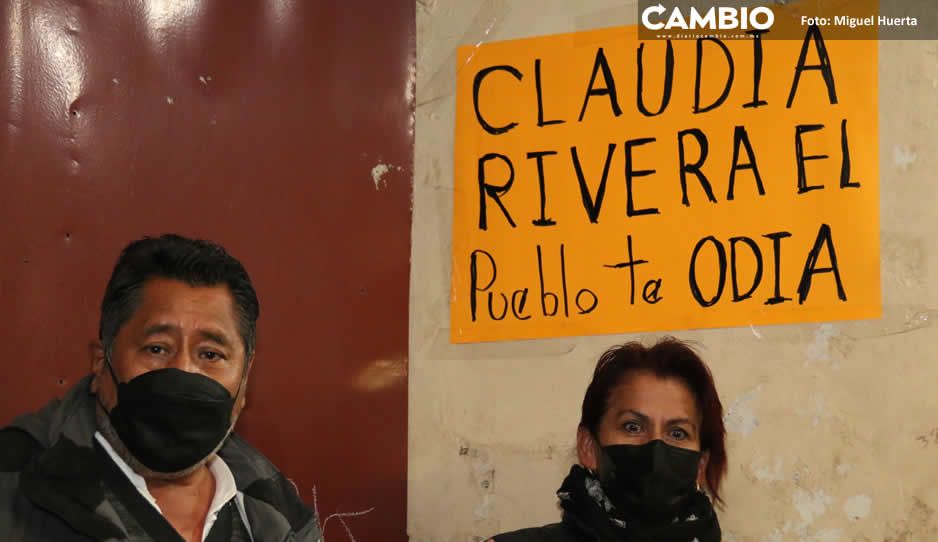Claudia impondrá mercado en Amalucan, asegura que 80 % de los locatarios lo pide (FOTOS Y VIDEOS)