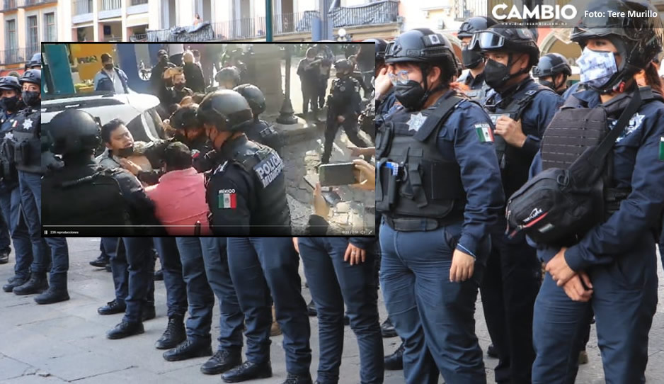 VIDEO: Policías de Lalo agarraron como puercos a los ambulantes