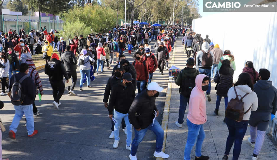 Inicia vacunación para la chaviza en el Centro Expositor con bastante afluencia (FOTOS)