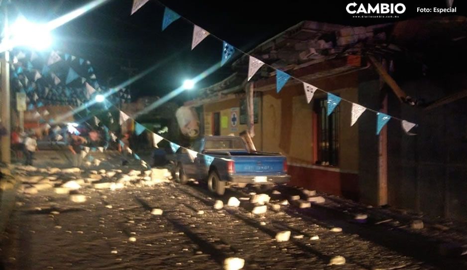 Fiesta patronal en Chietla termina en explosión; “torito” cayó en una marrana de gas