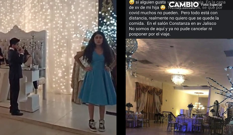 Covid lo hace otra vez, deja sin invitados a quinceañera en Tampico (VIDEO)