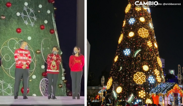 Lilia Cedillo enciende el tradicional arbolito navideño en el CCU (VIDEO)