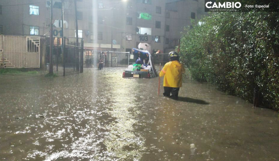 Fuerte lluvia en Puebla dejó como saldo 76 incidentes: Protección Civil