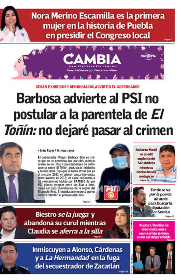 Barbosa advierte al PSI no postular a la parentela de El Toñín: no dejaré pasar al crimen