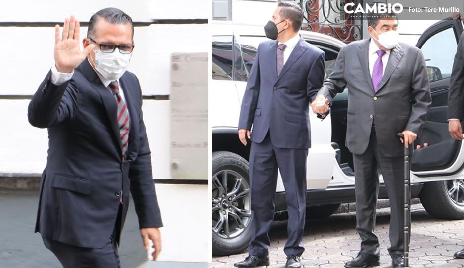 Miguel Barbosa y Héctor Sánchez asisten a informe de actividades de Nora Merino (VIDEO)