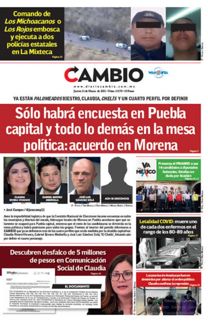 Sólo habrá encuesta en Puebla capital y todo lo demás en la mesa política: acuerdo en Morena