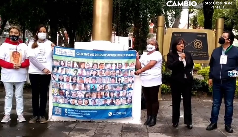 Voz de los Desaparecidos acusan abuso e intimidación por autoridades del Gobierno Estatal (VIDEO)