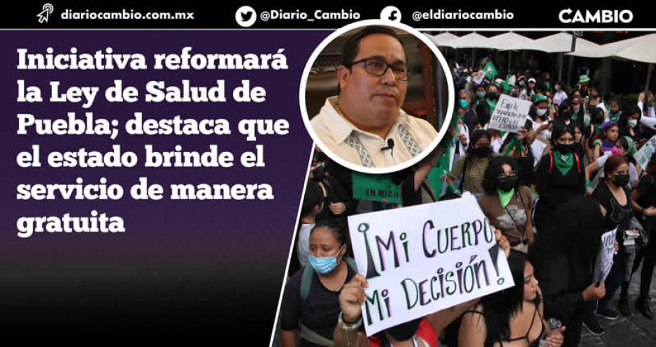 Evangelista presenta tercera iniciativa en torno al aborto: pretende modificar artículos de la Ley de Salud de Puebla (FOTOS)