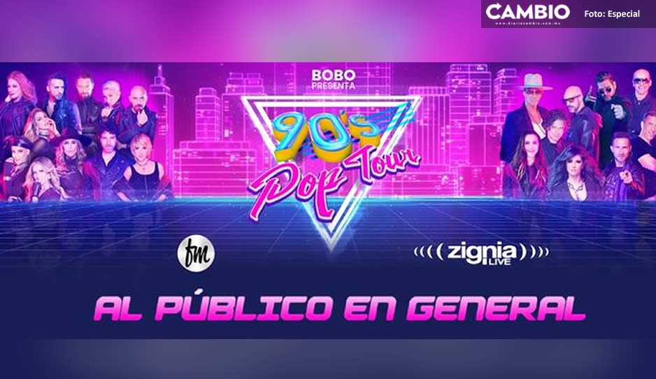 ¡Atención fans de los 90s Pop Tour! Cambian fecha en Puebla; checa cuándo será
