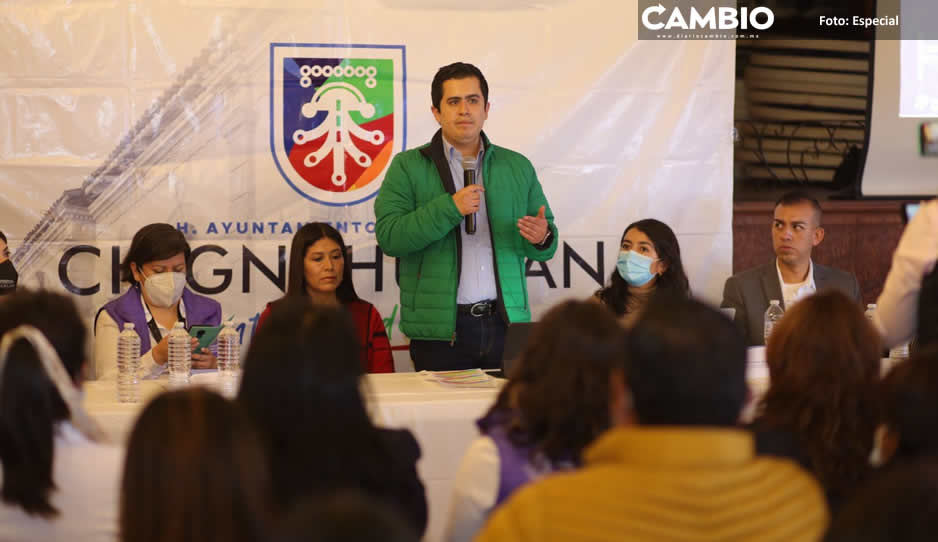 Edil de Chignahuapan reconoce compromiso con las mujeres de la Secretaría de Igualdad Sustantiva