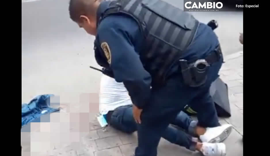 FUERTE VIDEO: Ladrón se dispara por error durante tiroteo contra policía