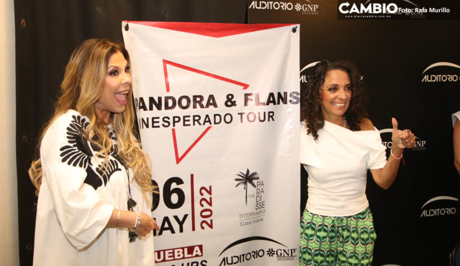 Pandora &amp; Flans prometen hacer cantar y llorar a los poblanos el Auditorio GNP (VIDEO)