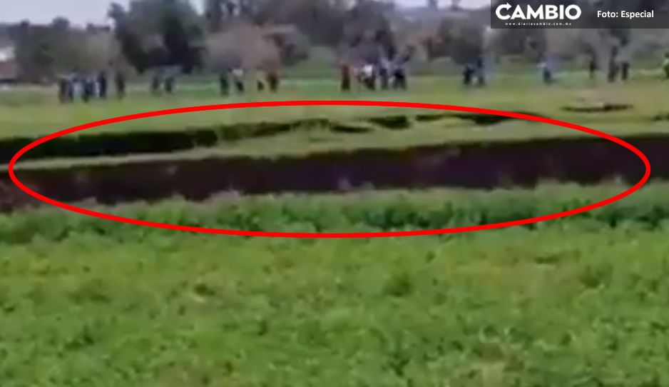 VIDEO INÉDITO: Así inició el socavón; los pobladores corrieron peligro