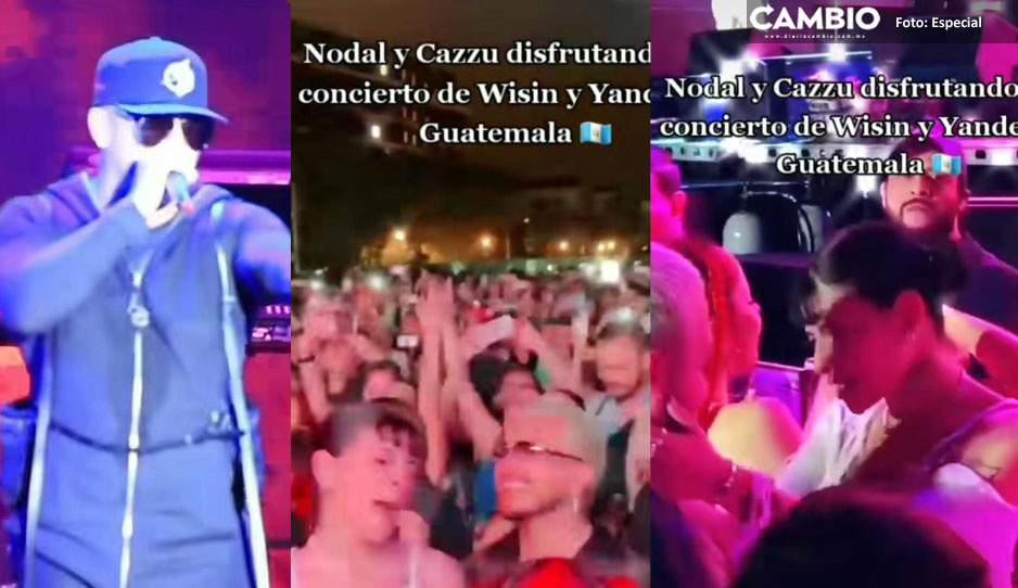 Wisin &amp; Yandel le cantan a Nodal y Cazzu durante concierto.... sacaron chispas (VIDEO)