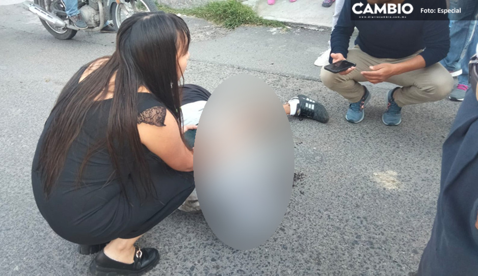 Atropella a joven y queda tendido sobre el Bulevar Carmelitas