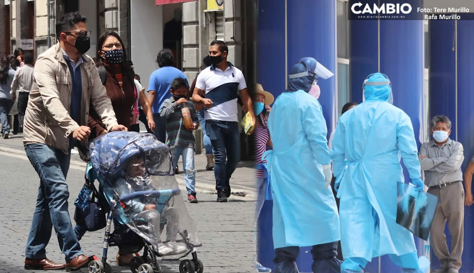 Puebla se mantiene sin muertes por COVID; en 24 horas reportan tres contagios