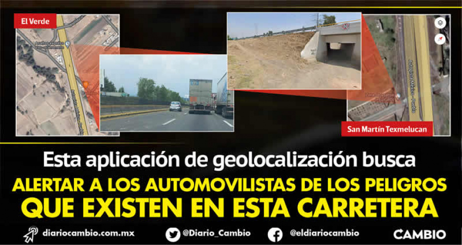 Autopista del Terror: Google Maps marca dos puntos como zonas de asaltos en la México-Puebla