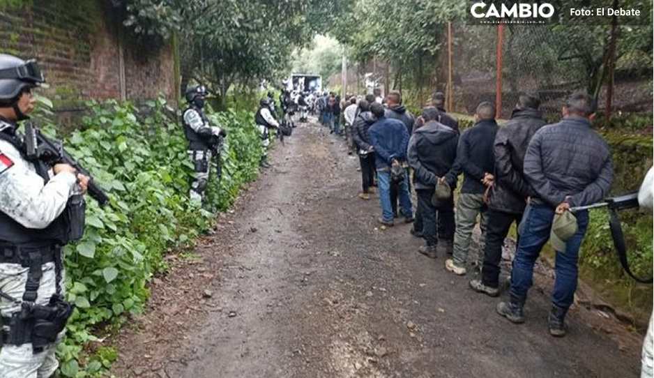 Vinculan con el narco a los 167 detenidos en Michoacán