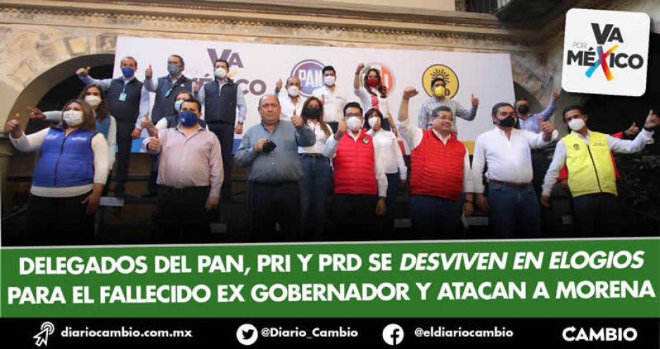 Presenta el PRIANRD a sus 14 candidatos a diputados federales; Estefan en duda por Acatlán (VIDEOS)