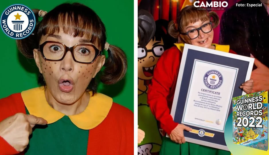 ‘La Chilindrina’ entra a los Récord Guinness por casi medio siglo de trayectoria