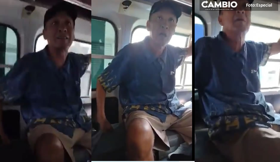 ¡Soy sicario del Chapo, te voy a cortar la cabeza! Asaltante amenaza a mujer en transporte público (VIDEO)