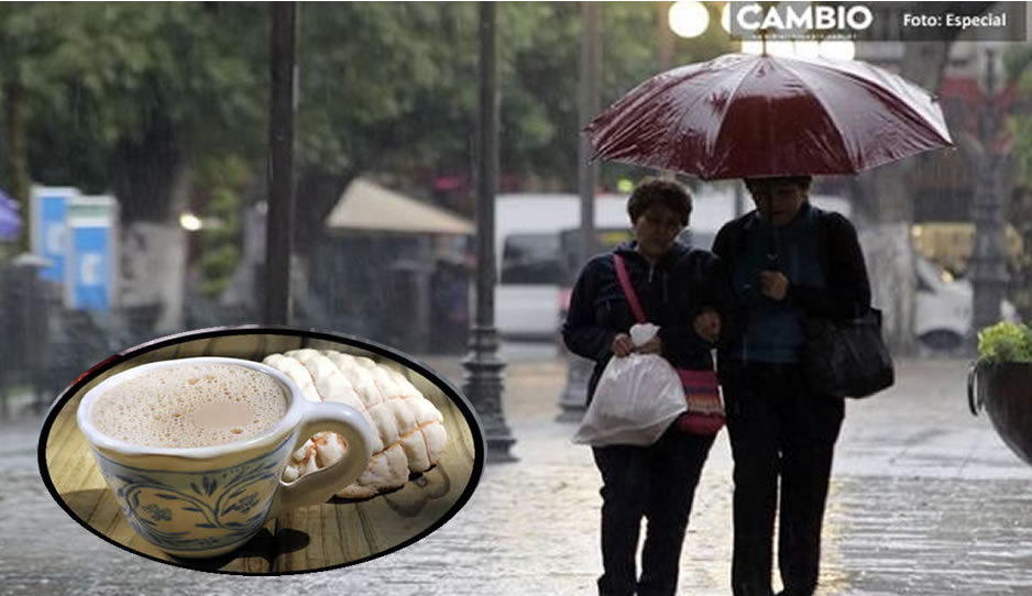 ¡Alista el pancito con café! Prevén lluvias fuertes para Puebla capital y zona conurbada
