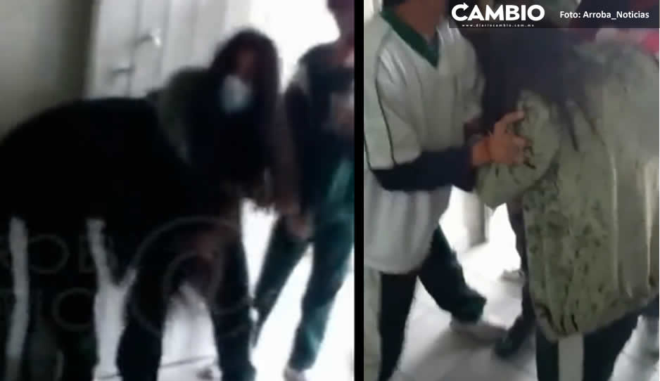 VIDEO: Alumna del BINE se desmaya tras brutal golpiza de compañera