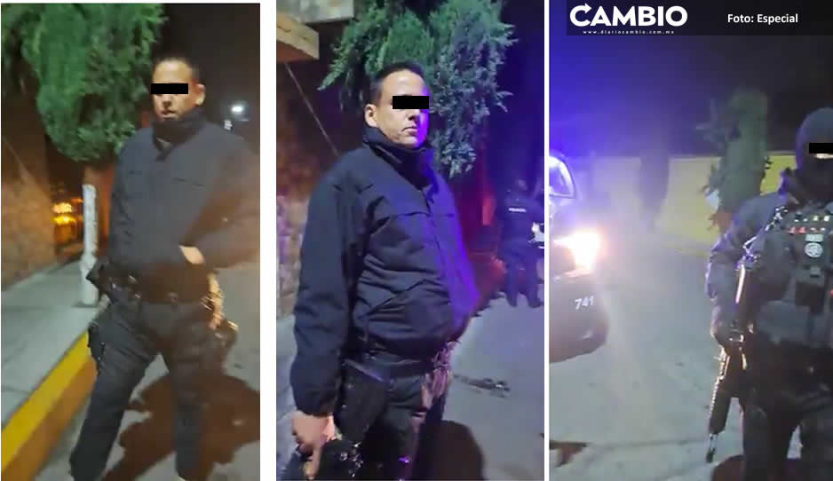 Denuncian ataque de policías municipales a automovilista en Ciudad Serdán (VIDEO)