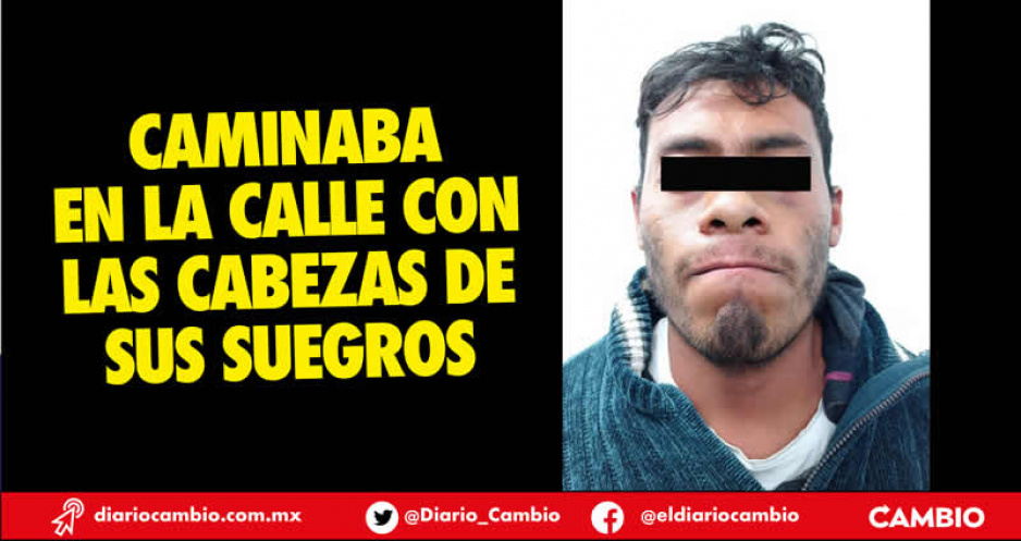 Juan, el decapitador de suegros, dormirá en el penal de San Miguel e inicia su proceso (FOTOS)
